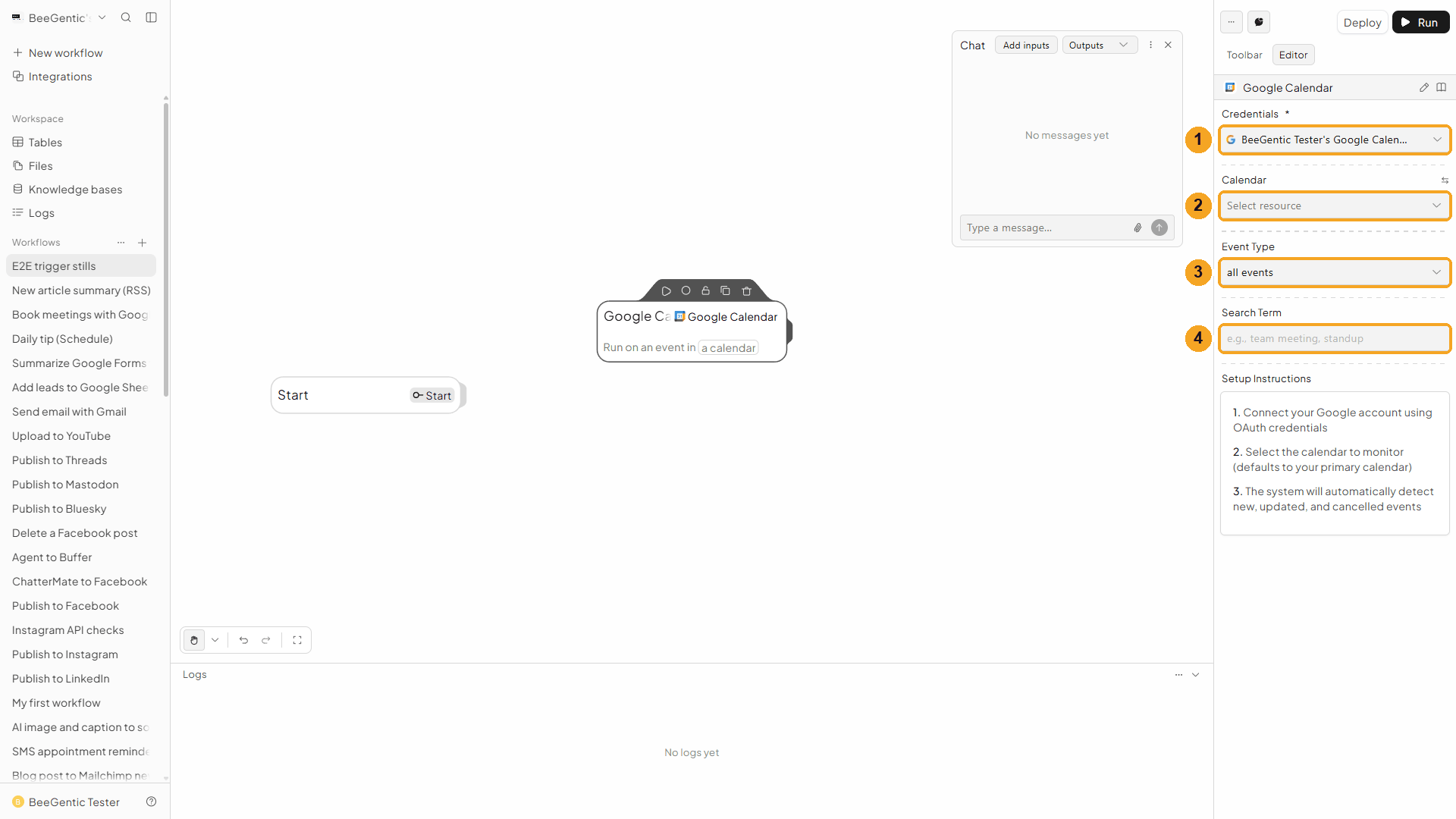 Google Calendar Event Trigger