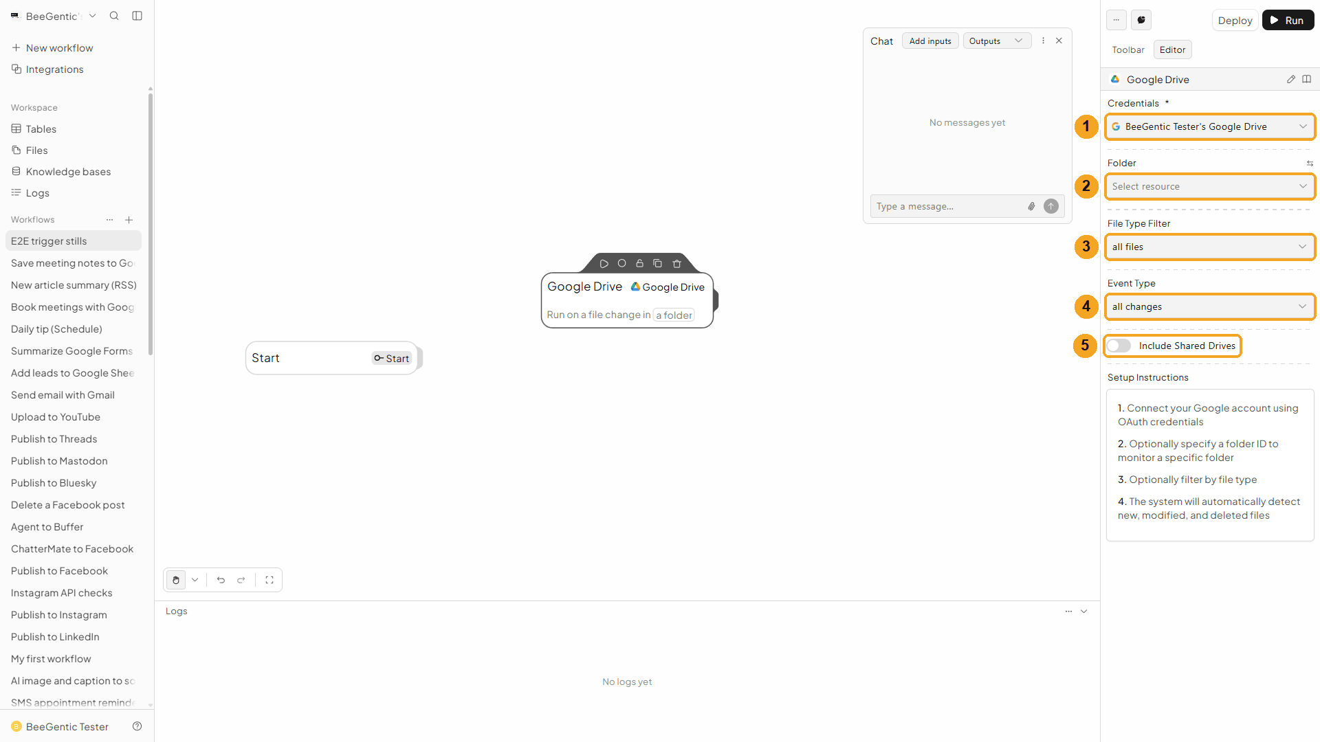 Google Drive File Trigger