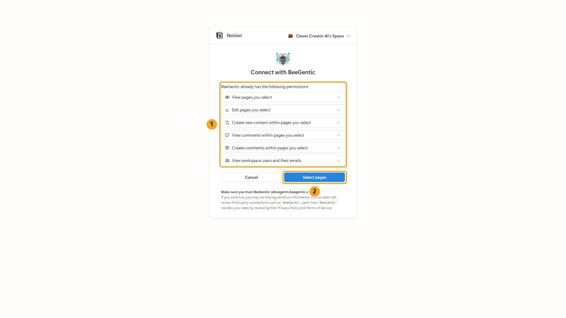 Notion permissions