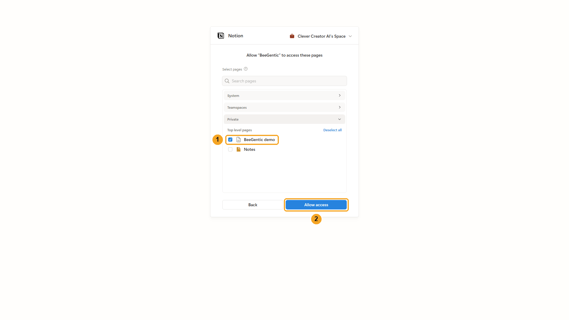 Select pages