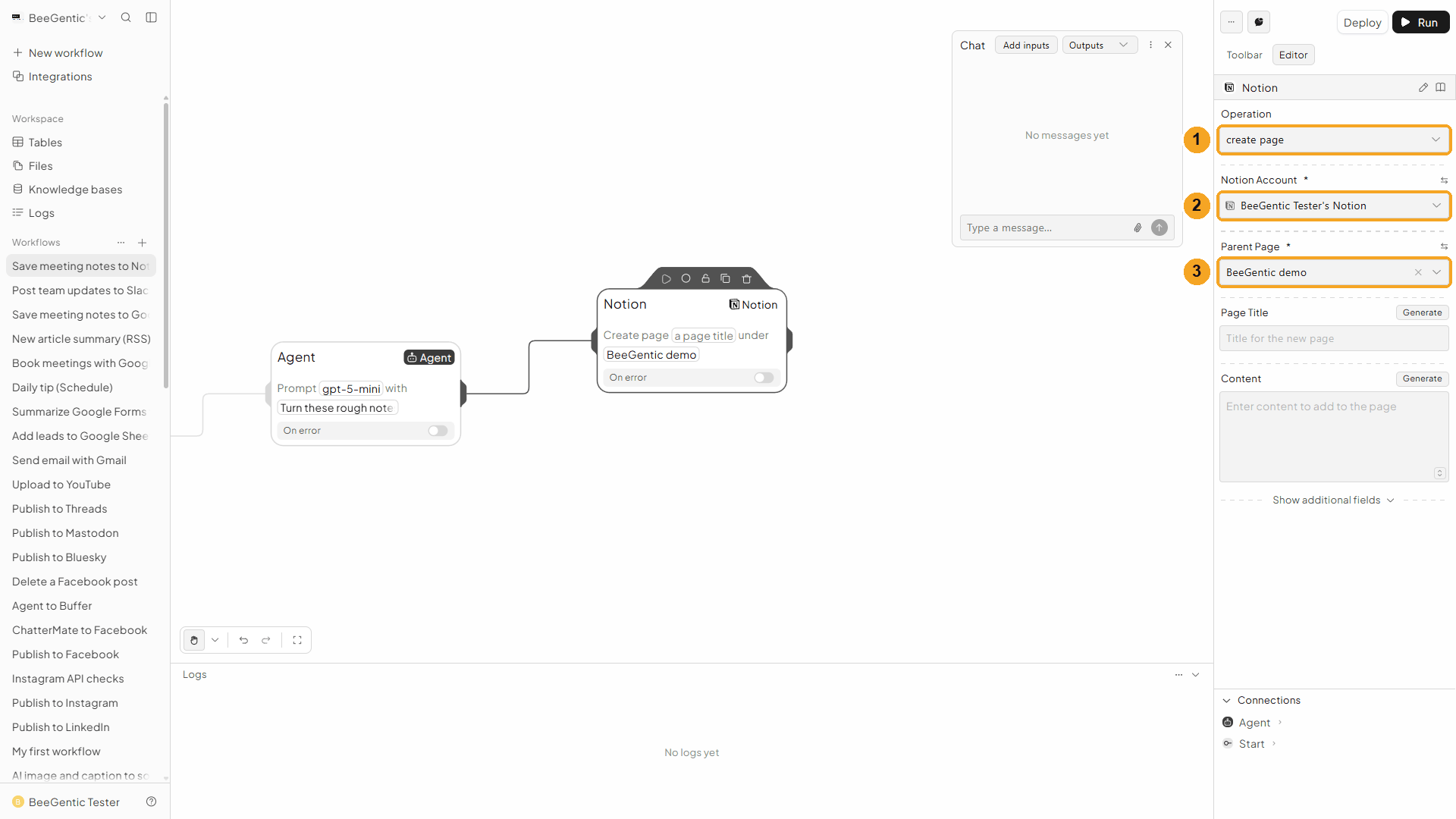 Notion block