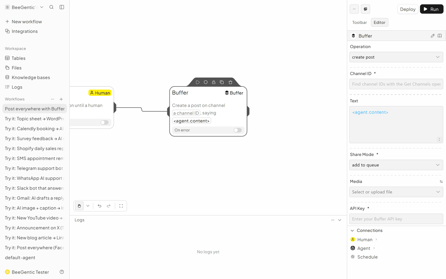 Add Buffer to publish