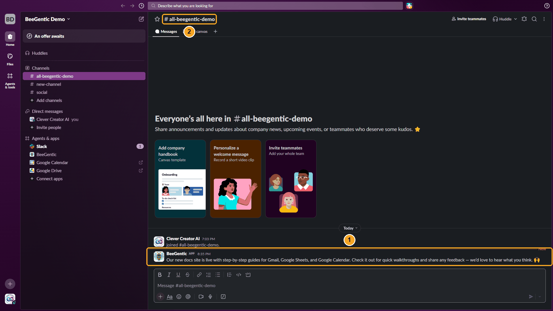 In Slack